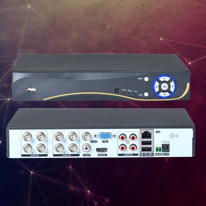 ZTECH ZR-7008T H265+ 5MP-N 4SES VOUT 8KANAL AHD DVR - ST02621