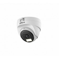 DAHUA 2MP Akıllı Çift Işık 25 Metre HDCVI Dahili Mikrofon Sabit Lens Dome Kamera - DH-HAC-T1A21-U-IL-A