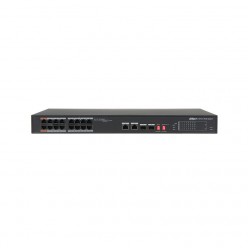 DAHUA 10/100 16Port  PoE + 2GE SFP - DH-PFS3218-16ET-135