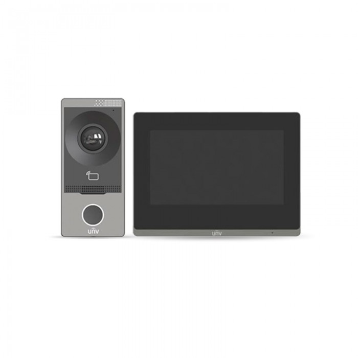 UNV Villa Dış Ortam Zil Paneli Ve Dahili Dokunmatik LCD Ekran - KIT-201S-372S