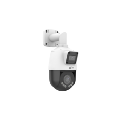 UNV 2x2MP IP 2.8-12mm/2.8mm Dual Lens H.265+ Sesli Speed Dome Gü - IPC9312LFW-AF28-2X4
