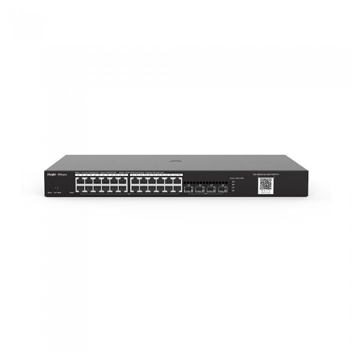 Reyee 26 Portlu , 10/100/1000 Gigabit, L2 Yönetilebilir Switch   - RG-NBS3100-24GT4SFP-P