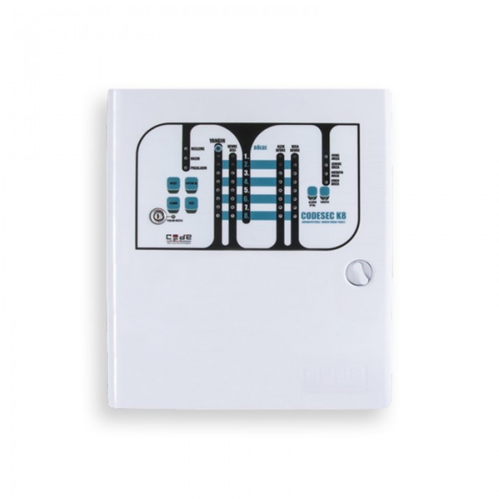 CODESEC Konvansiyonel Yangın İhbar Paneli - K8A 
