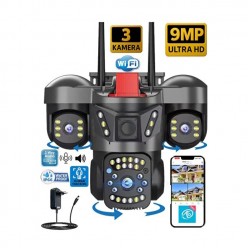 O-Kam 5011 3 Lens Wifi Ptz Kamera - Adaptör Hediyeli
