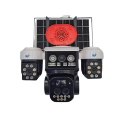 O-KAM 5051 3 LENS 10X OPTİK ZOOM 4G SOLAR RED SPEAKER PTZ KAMERA - 5051