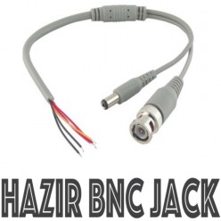 SECUZI Hazır BNC + DC konektör - BNC + DC KABLO