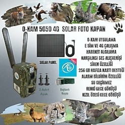 O-KAM 5050 4G SOLAR FOTOKAPAN - 5050