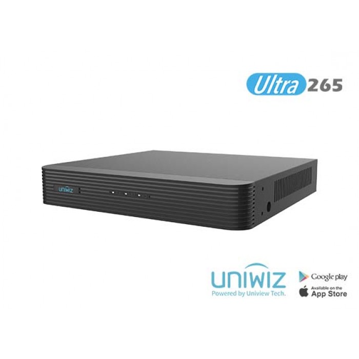 Uniwiz 16 KANAL 8MP H265 1X6TB HDD HDMI VGA NVR - NVR-116E2