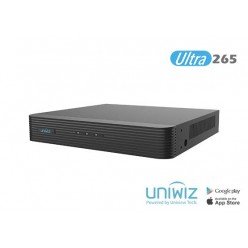 UNIWIZ 4 KANAL 8MP H265 1X6TB HDD HDMI VGA NVR - NVR-104E2