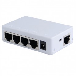 SECUZI PoE Extender  Hıght Power 1 Giriş 4 Çıkış - SZNT-PEH104HP