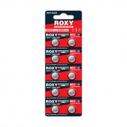 ROXY RXY-AG13 LR44/1154/357 1.5 VOLT ALKALİNE DÜĞME PİL (10 LU PAKET) - RXY-AG13