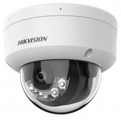 HİKVİSİON 4MP 2.8MM 20MT DAHİLİ SESLİ H265+ SMART HYBRID LIGHT IP DOME KAMERA  - DS-2CD1141G2-LIUF