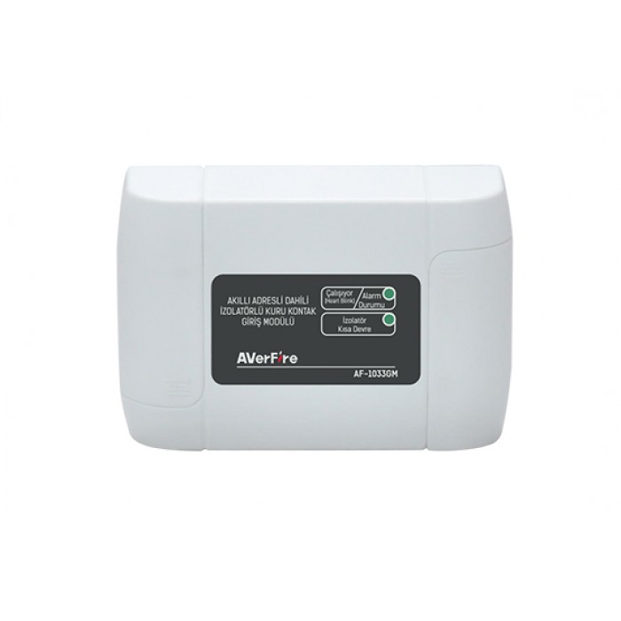 AVERFIRE AKILLI ADRESLİ KURU KONTAK GİRİŞ MODÜLÜ (TEK GİRİŞ) - AF-1033GM